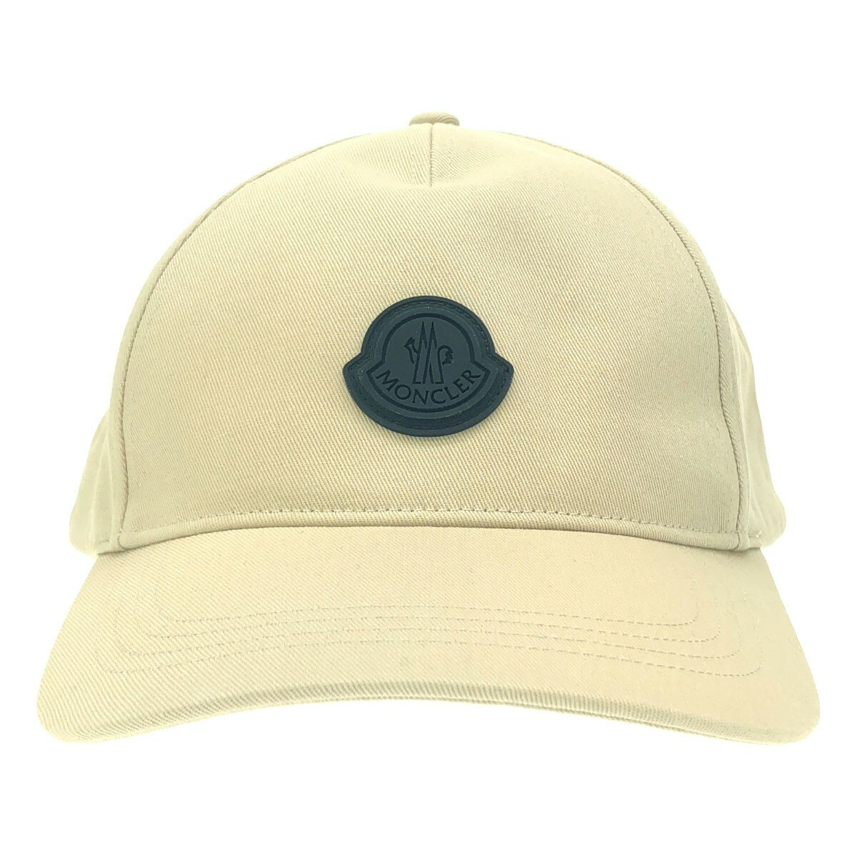 乐天商城 - MONCLER モンクレール ロゴパッチ ベースボールキャップ K20913B00013 ベージュ UNI 【中古】 ITHTNBEOYQI8
