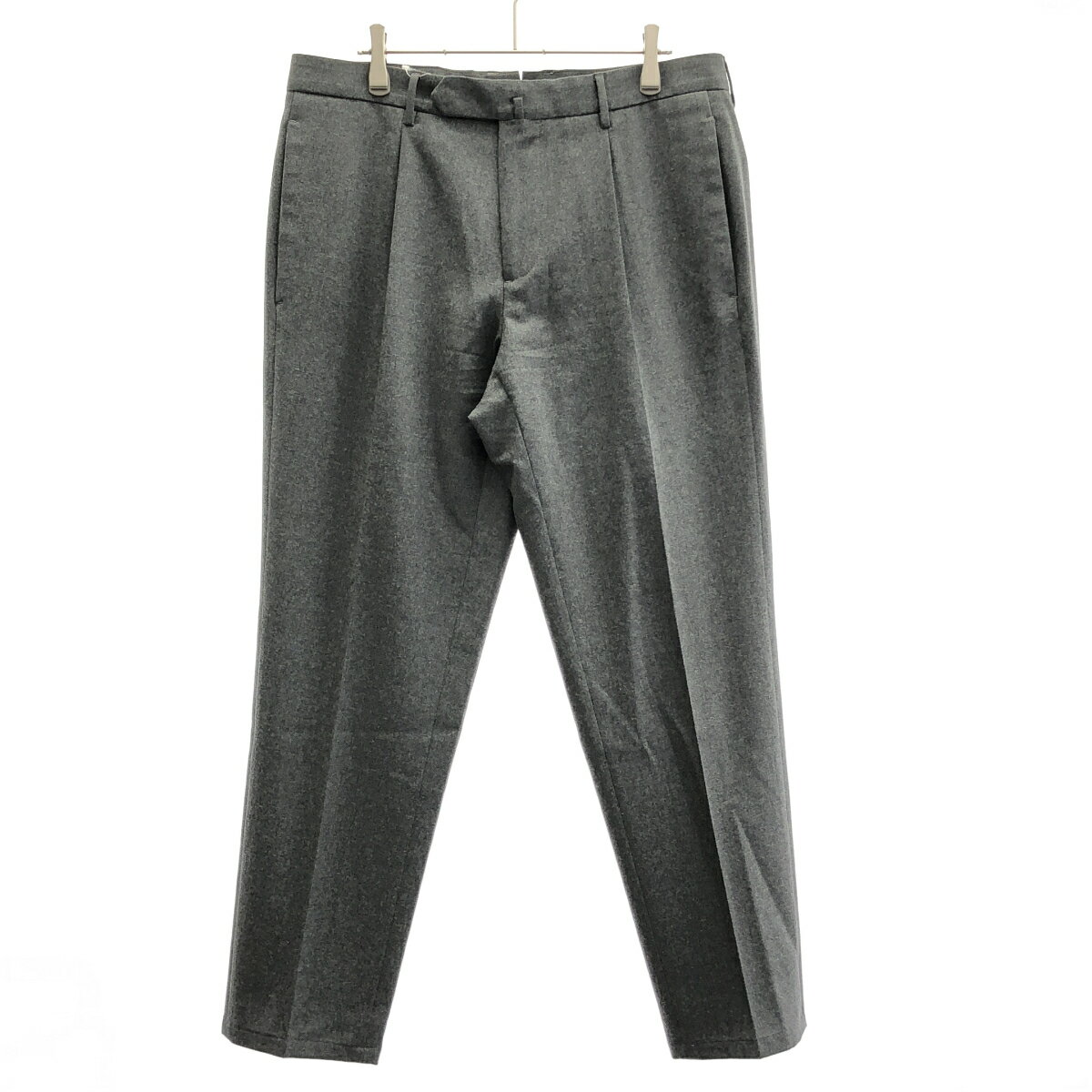 Rakuten - Santaniello サンタニエッロ ARECHI アレキ ウールストレッチ 1プリーツ テーパード パンツ SAN-SP10 グレー 48 【中古】 IT4U3TWQJCWG