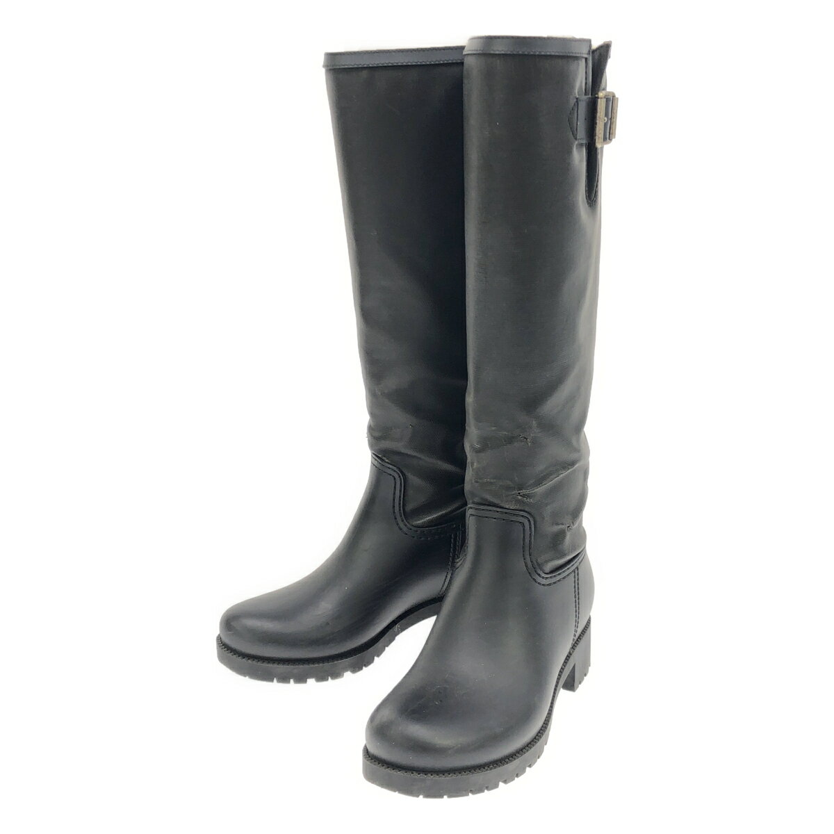 Rakuten - MM6 エムエムシックス 14AW ロングブーツ S40WW0025 ブラック 36 【中古】 ITSXGIU3TFUK