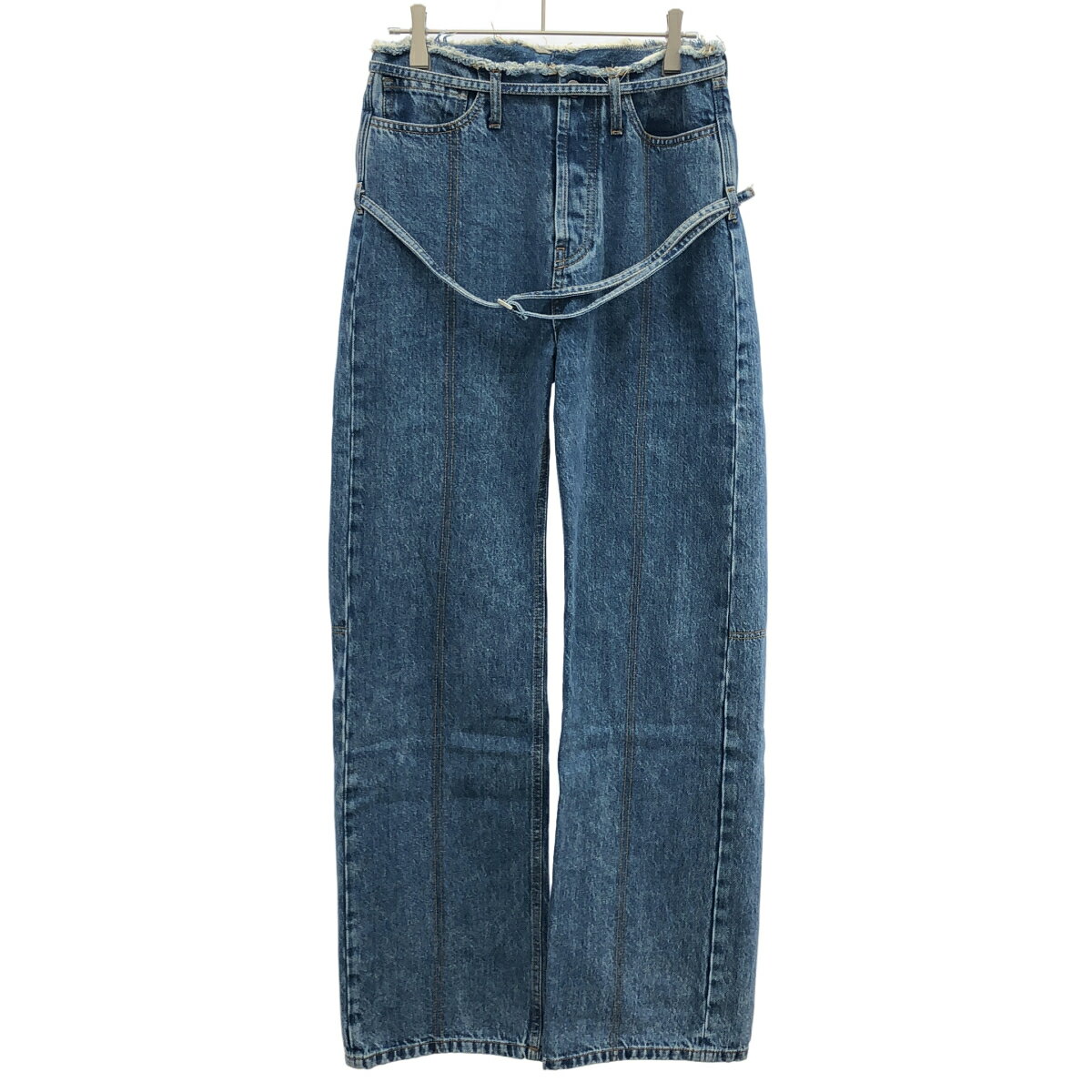 JACQUEMUS ジャックムス 23AW BELTED DENIM PA LE DE NIMES CARACO カラコデニムパンツ 233DE023-1015-31A インディゴ 24  ITAHHS2FJ93Q