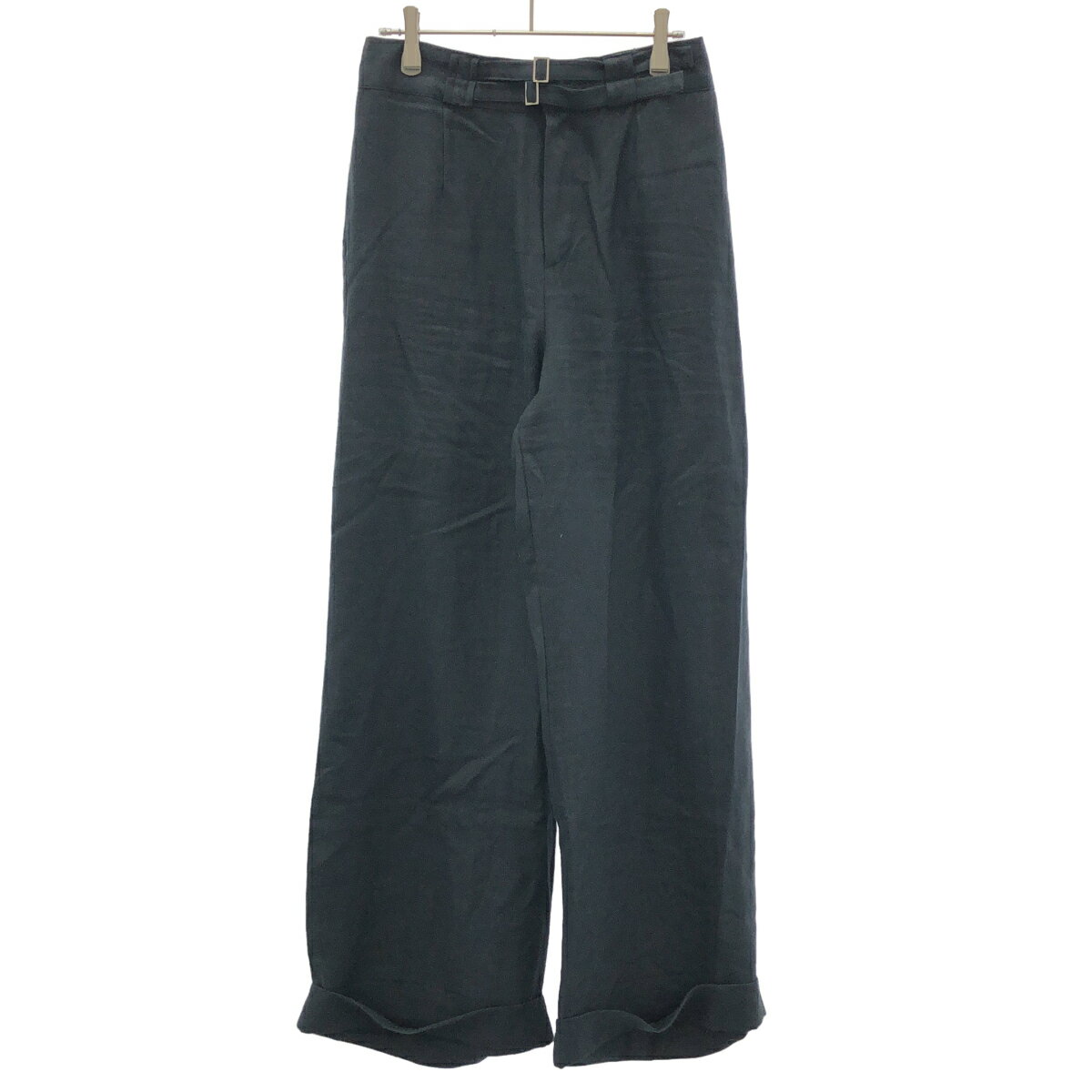 樂天商城 - TODAYFUL トゥデイフル 18SS Belt Wide PT ベルテッドパンツ 11810711 ブラック 38 【中古】 IT79X8T3AVX0