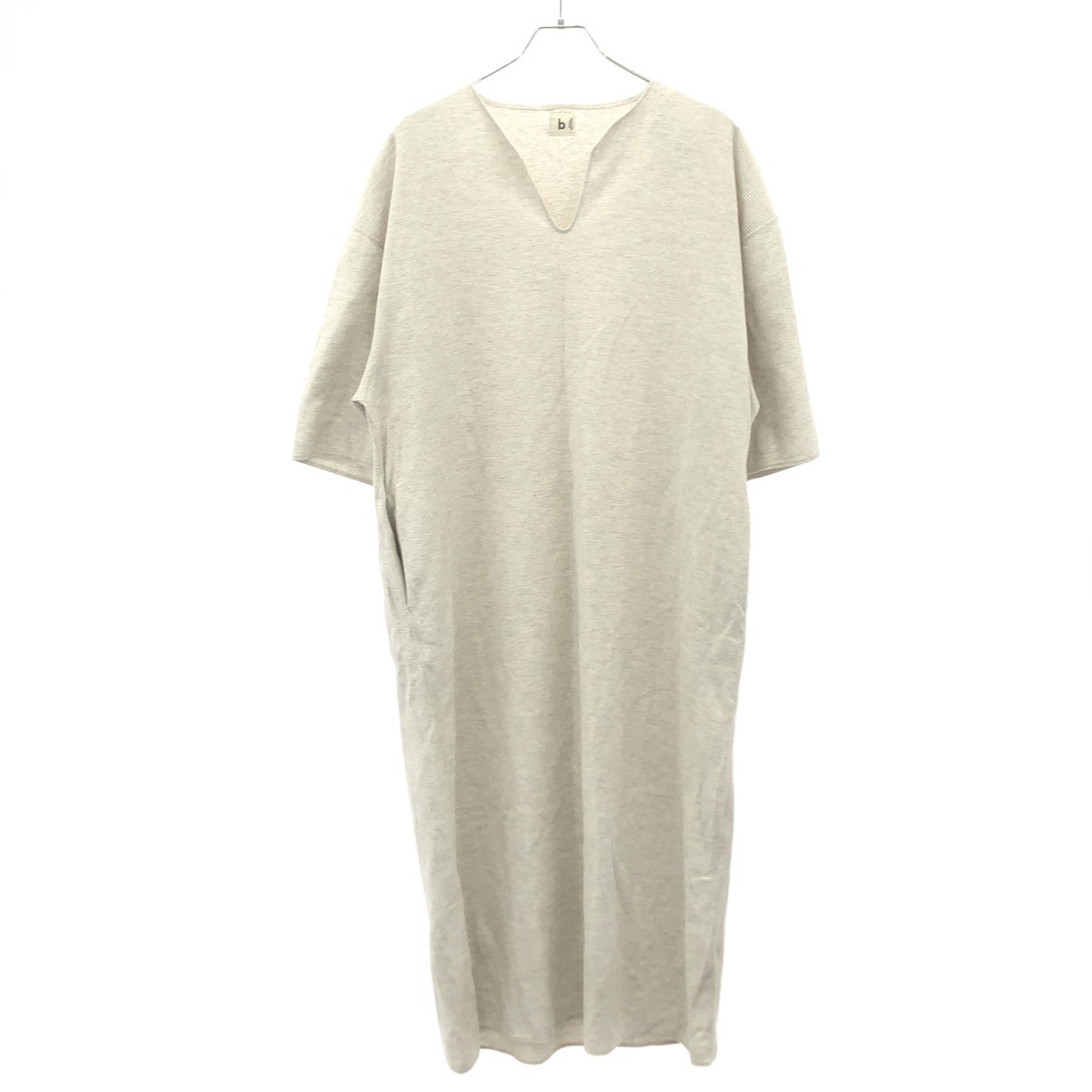 乐天商城 - blurhms ROOTSTOCK ブラームスルーツストック Rough&Smooth Thermal Over Neck Dress サーマルワンピース bROOTS23S2W グレー F 【中古】 IT7AH5PBJJ9C
