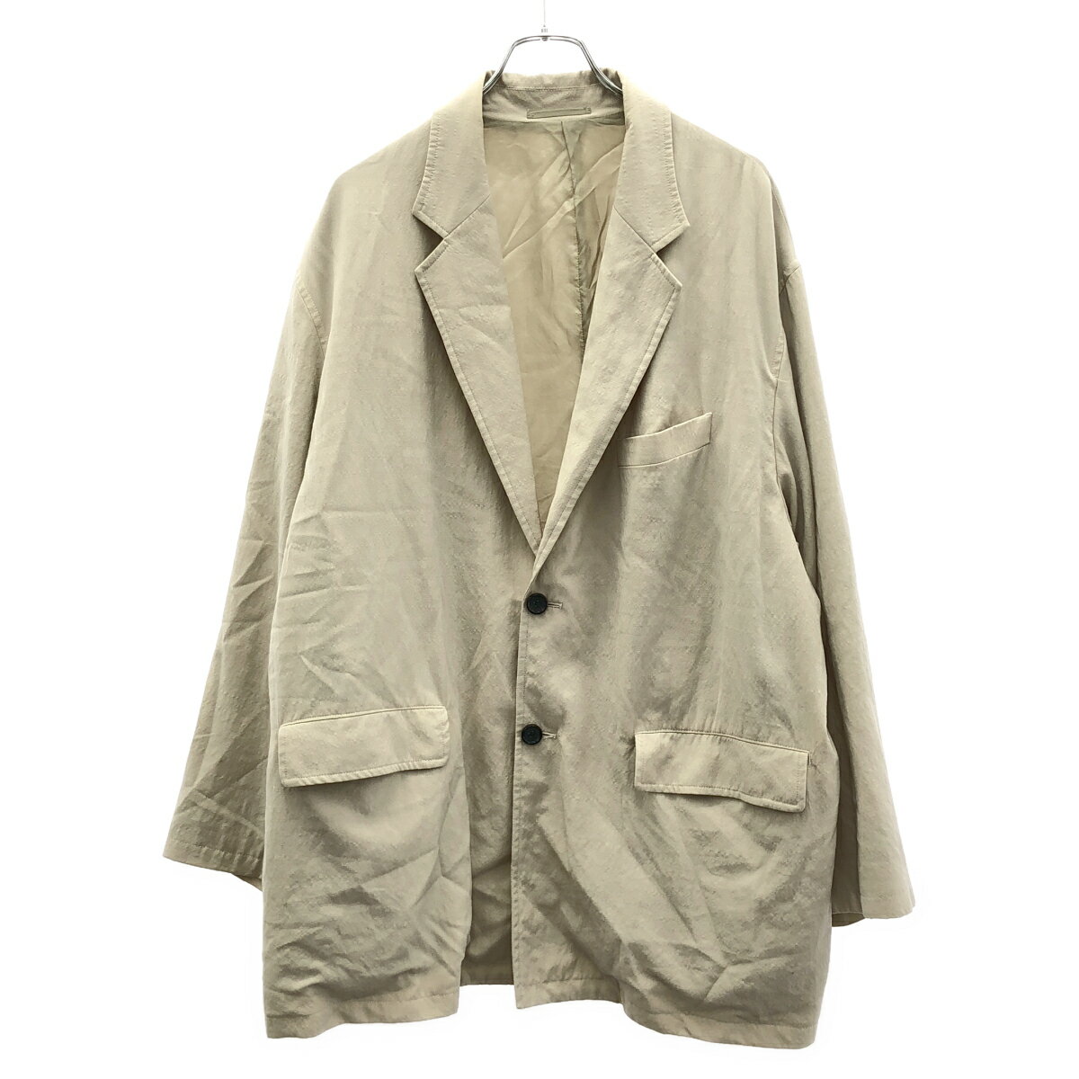 乐天商城 - Graphpaper グラフペーパー 25SS Boiled Wool Oversized Jacket オーバーサイズジャケット GM251-20266 ベージュ 1 【中古】 ITZ8YWK3SJU0