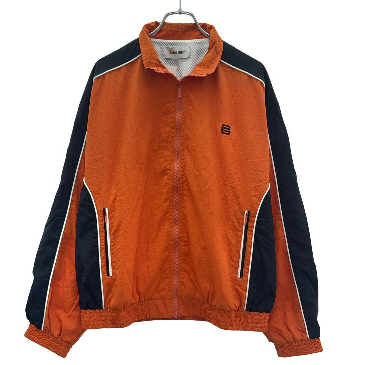 樂天商城 - AMBUSH アンブッシュ 23SS Stripe Detail Track Jacket ナイロントラックジャケット 12114316 オレンジ S 【中古】 ITAIQ0NWBNVW