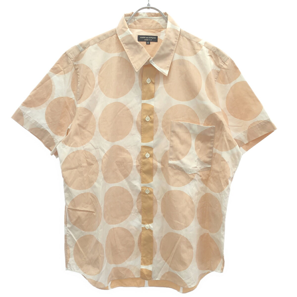 Rakuten - COMME des GARCONS HOMME PLUS コム デギャルソンオムプリュス 2001SS ドットプリントショートスリーブシャツ PB 10041M ピンク系 M 【中古】 ITG7IW9IHELC