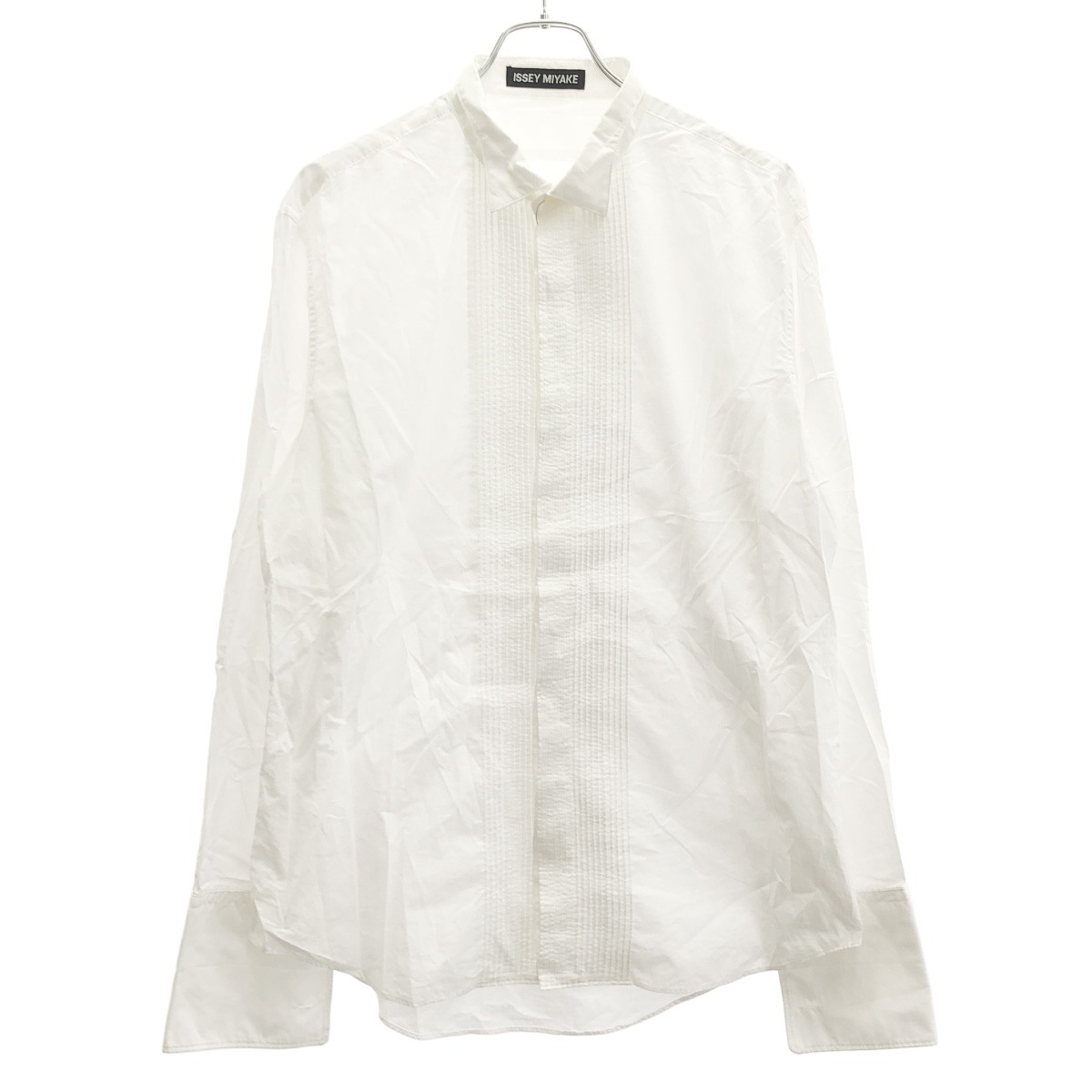 Rakuten - ISSEY MIYAKE イッセイミヤケ 15AW シャツ ME53FJ090 ホワイト 3 【中古】 IT9VLDJXMJ2O