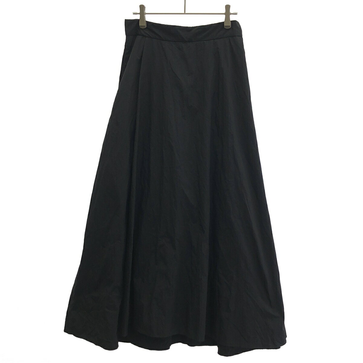 Rakuten - ATON エイトン HAND DYE TUCK FLARED SKIRT ハンドダイナイロンフレアスカート 6971076 ブラック 02 【中古】 ITX206R4DC3G