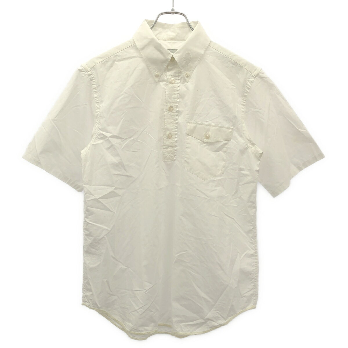 Rakuten - NUMBER(N)INE ナンバーナイン 2002SS TESSUTI DI SONDRIO ショートスリーブプルオーバーシャツ ホワイト 3 【中古】 ITTIUEWEQUV4