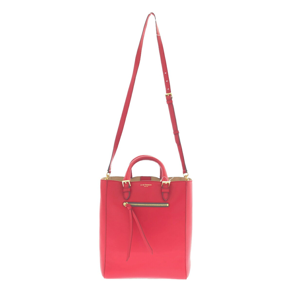 Rakuten - J&M DAVIDSON ジェイアンドエムデヴィッドソン OLIVIA TALL S レザーショルダーバッグ レッド 【中古】 IT801YPQTRMZ