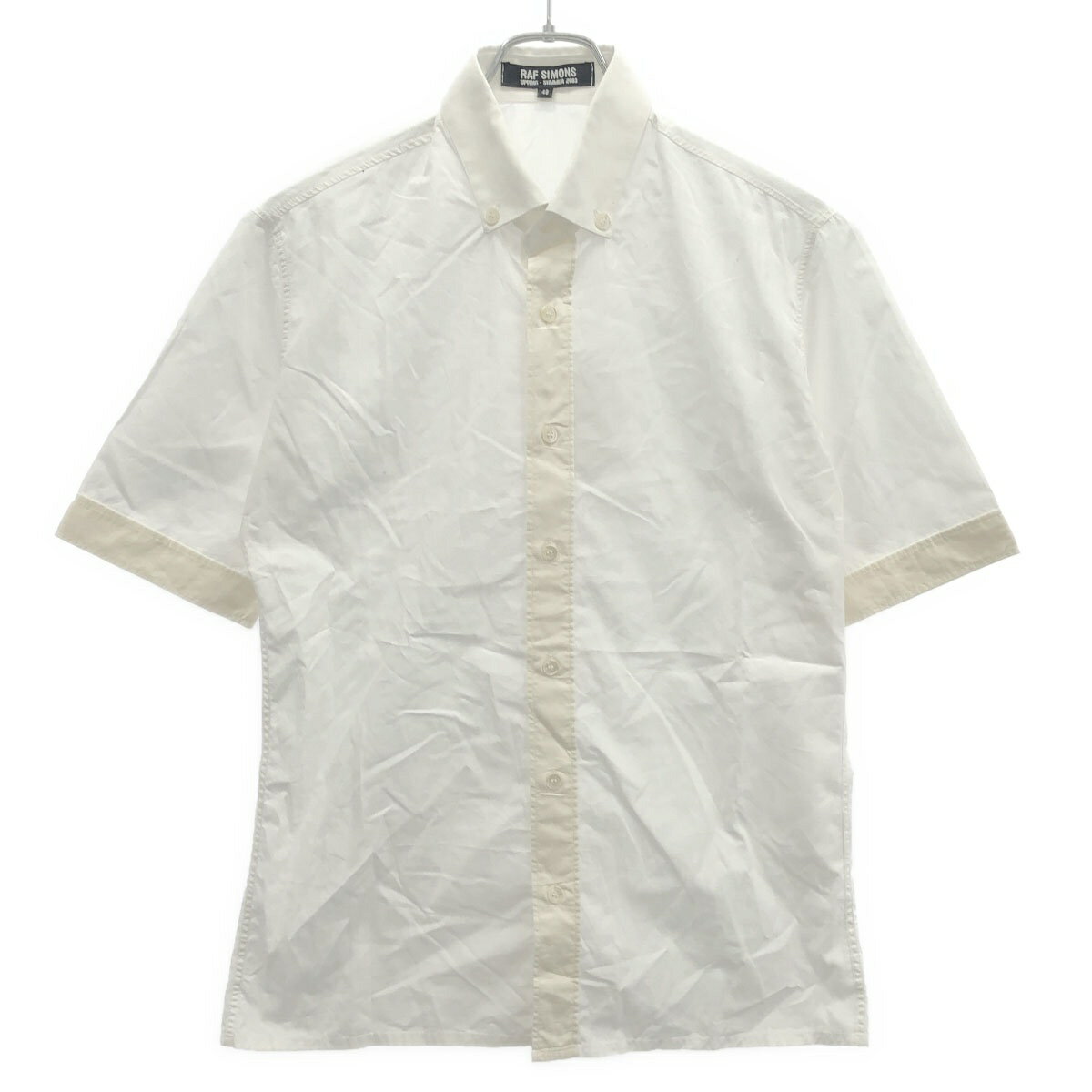 Rakuten - RAF SIMONS ラフシモンズ 2003SS ショートスリーブシャツ ホワイト 48 【中古】 ITY0RFYBKLVW