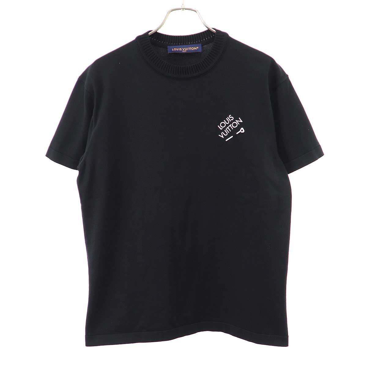 Rakuten - LOUIS VUITTON ルイヴィトン 24AW シグネチャーピン Tシャツ OY8 HNN42W ブラック S 【中古】 ITQ6B5BENENK