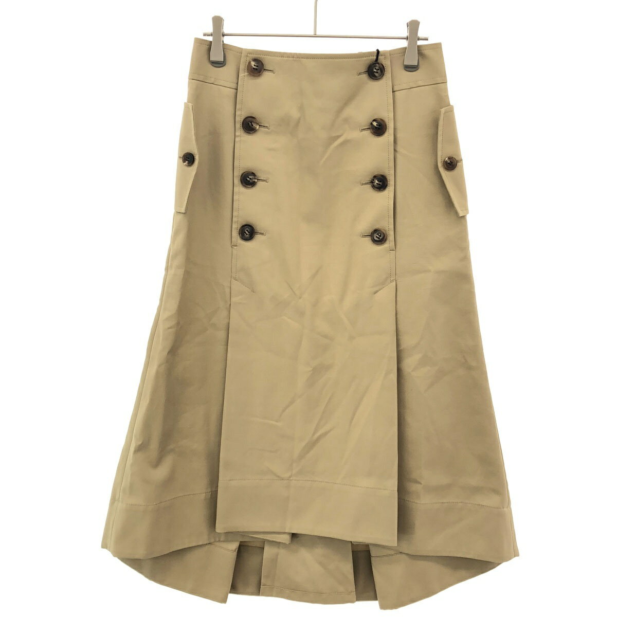 Rakuten - beautiful people ビューティフルピープル 17AW トレンチスカート 1725107001 ベージュ 38 【中古】 ITDHND8QUGWC