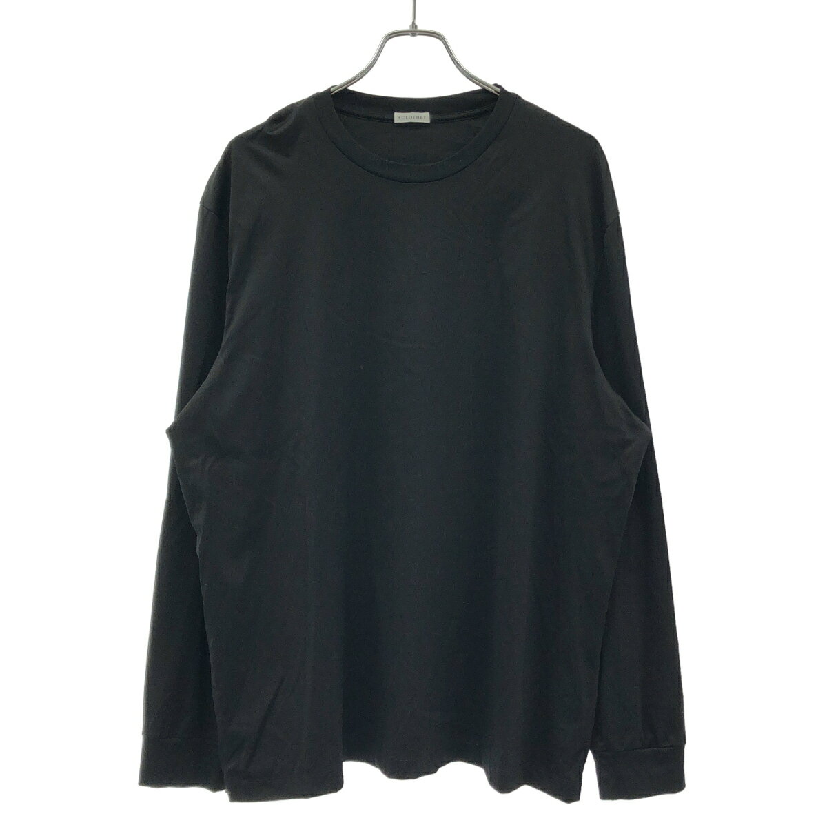 Rakuten - ＋CLOTHET クロスクローゼット GIZA45 Long Sleeve Dress T-shirt ロングスリーブドレスTシャツ CLS-60075 ブラック 5 【中古】 ITCVQF42RRIO