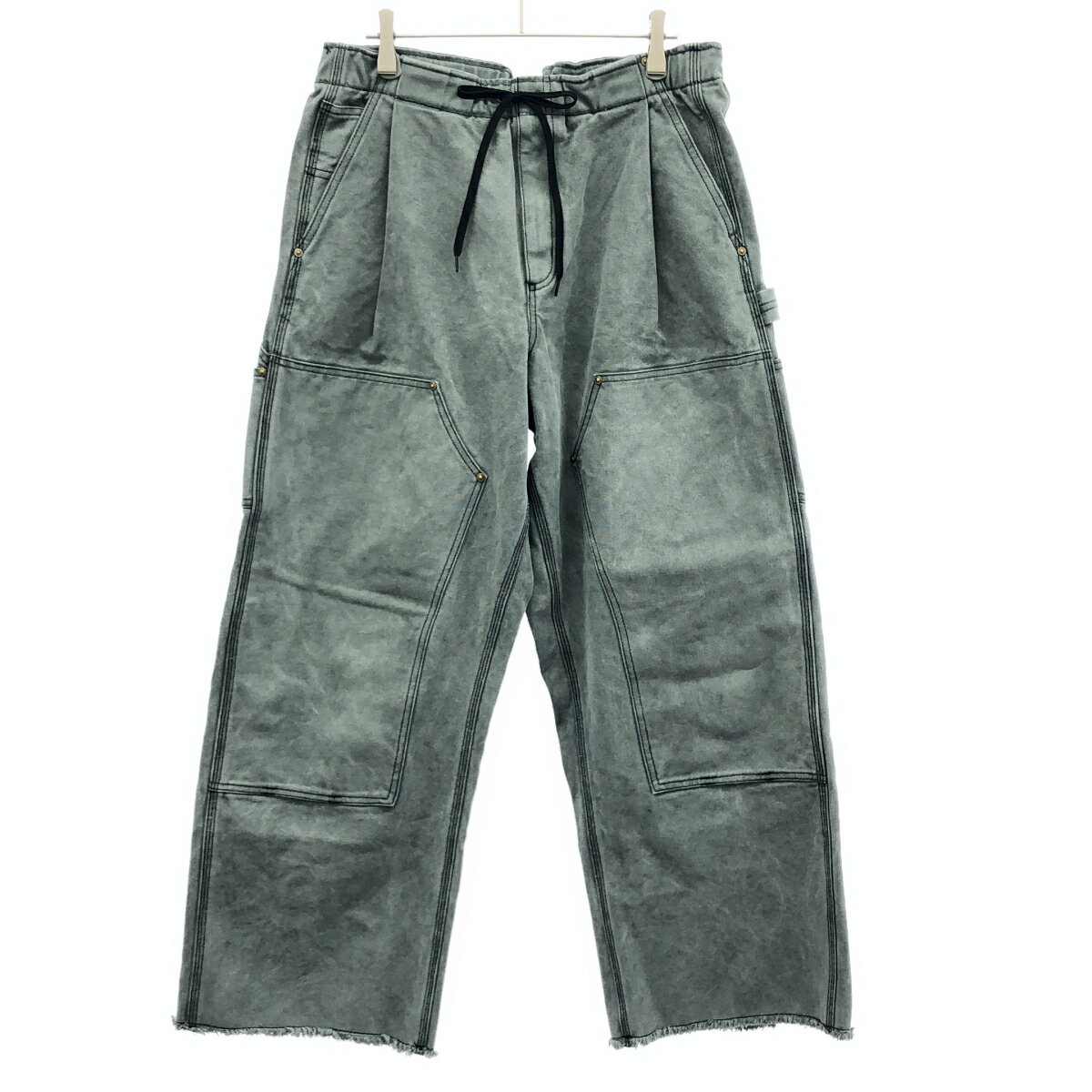 Rakuten - N.HOOLYWOOD エヌハリウッド 25AW TUCK PANTS ダブルニーダックペインターパンツ 2252-CP71-038 ブルーグレー系 36 【中古】 ITHMQ0DL84W0