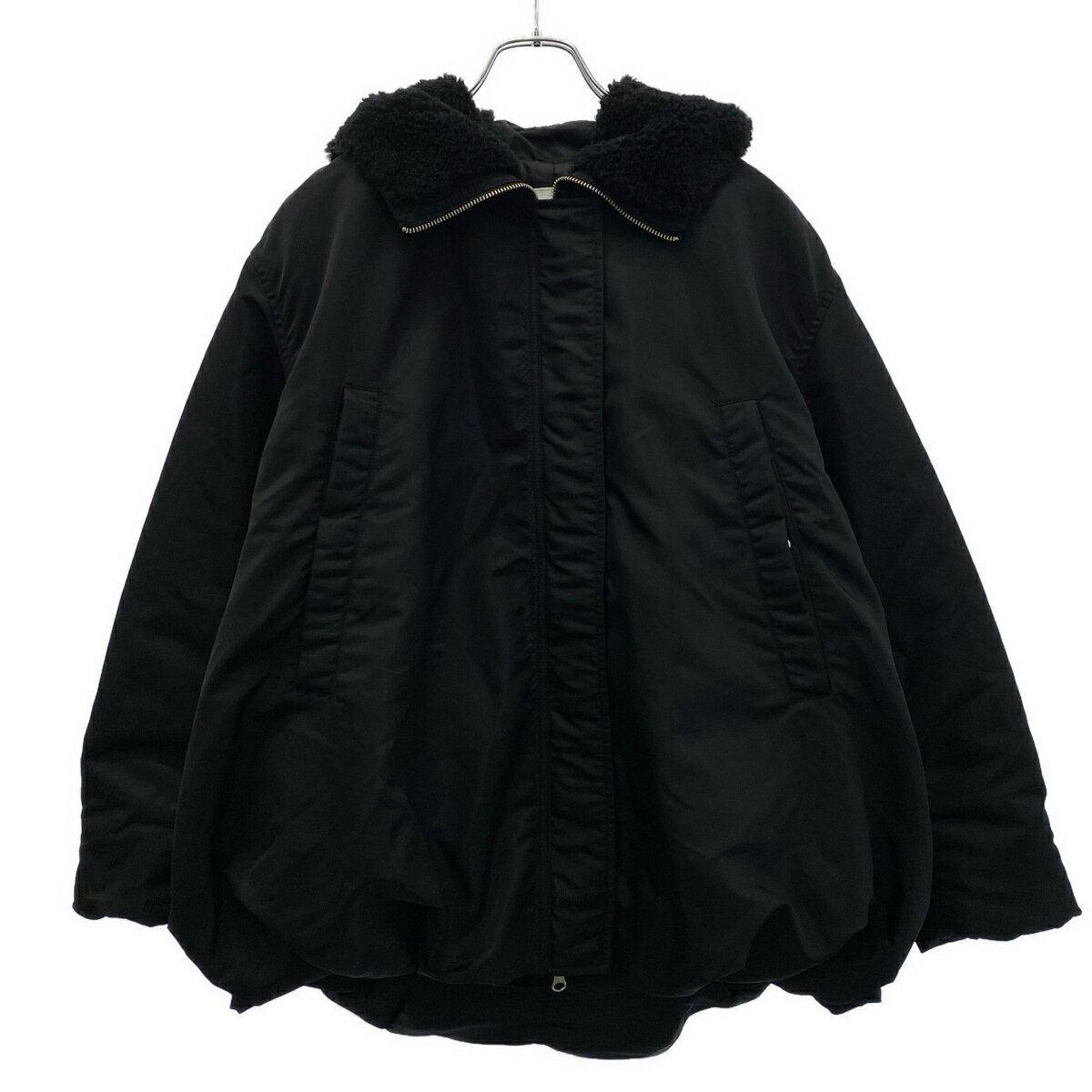 乐天商城 - CLANE クラネ 23AW BALLOON DESIGN HOODED N3B ボンバージャケット 15104-0532 ブラック 1 【中古】 ITAENFSRORCG
