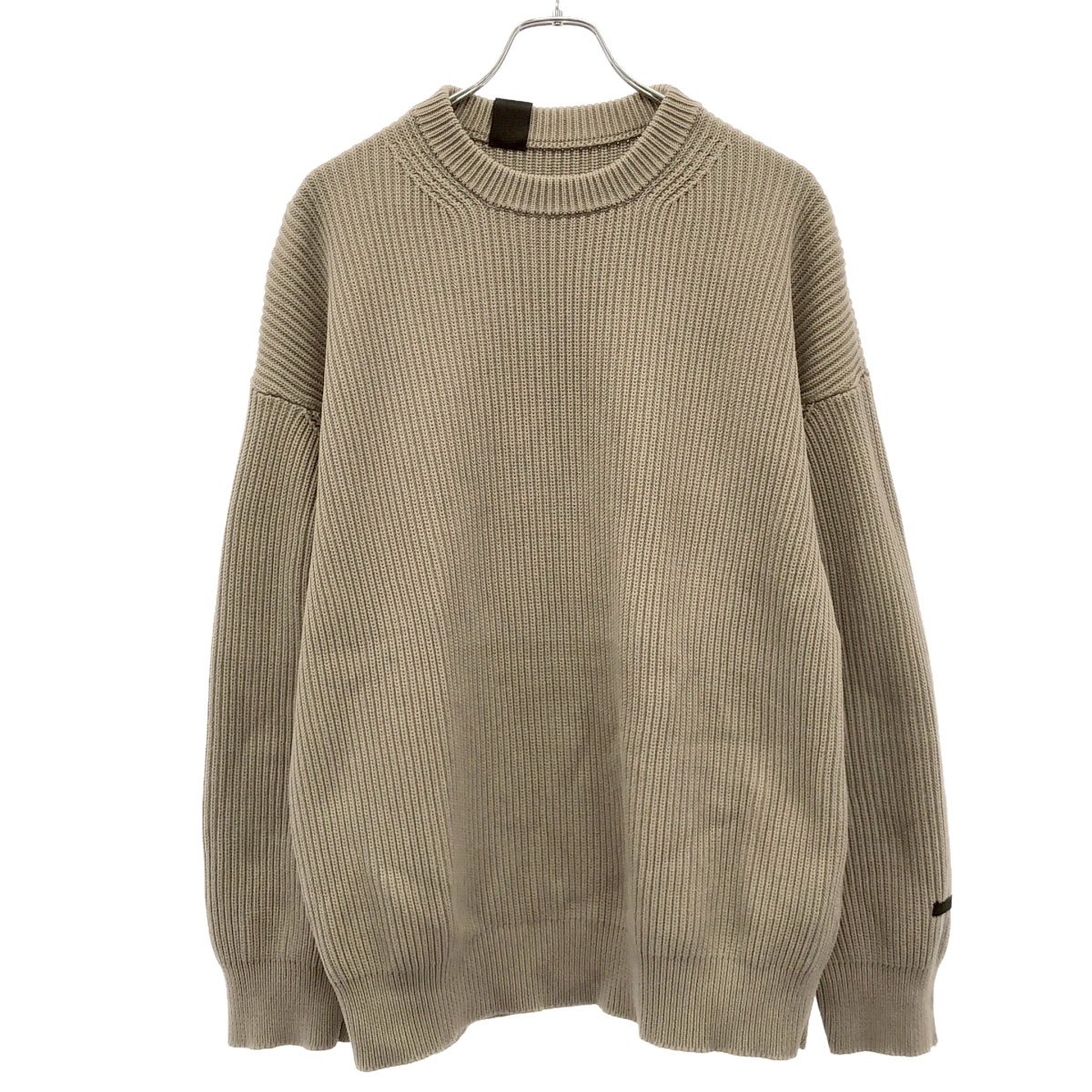樂天商城 - N.HOOLYWOOD エヌハリウッド 21AW コットンリブニットセーター 2212-KT04-025 ベージュ 36 【中古】 IT1WOKQ4KAXC