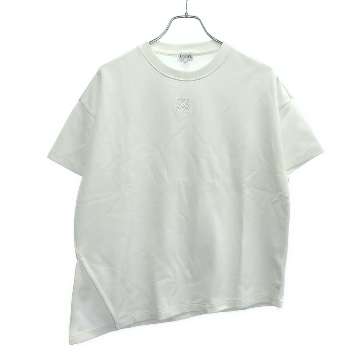 Rakuten - LOEWE ロエベ アナグラムアシンメトリーデザインTシャツ S540Y22X59 ホワイト M 【中古】 ITTY9Y1N1W18