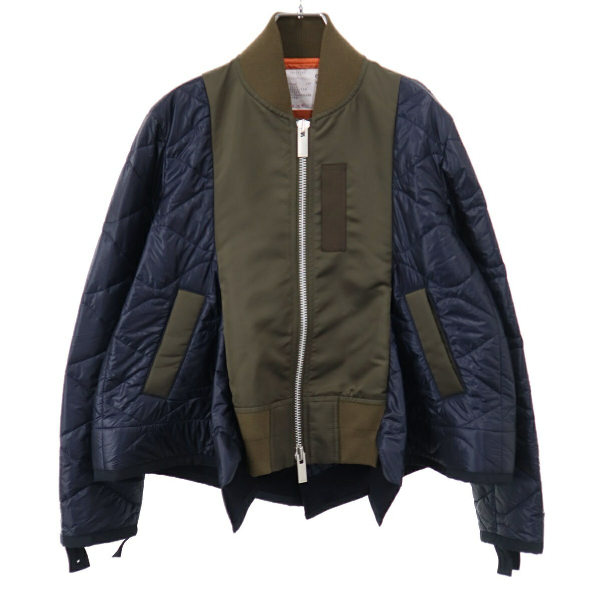 乐天商城 - sacai サカイ 25AW Nylon Twill Blouson ナイロンツイルブルゾン ジャケット 25-08152 ネイビー カーキ 1 【中古】 ITXHW7LGLTGQ
