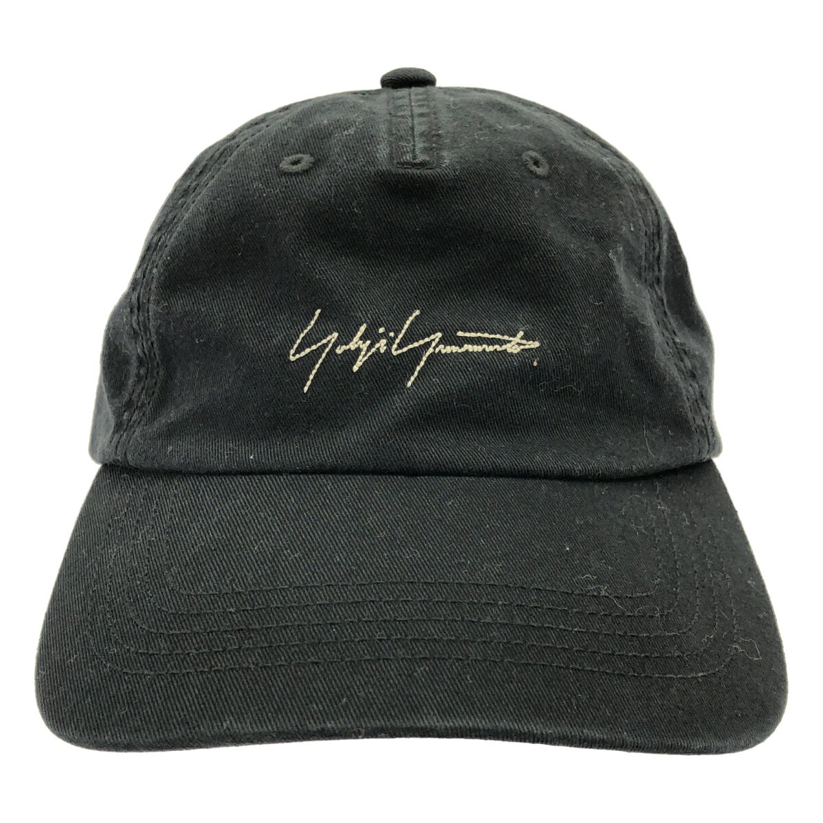 Rakuten - Y-3 ワイスリー KURO DAD CAP シグネイチャーロゴキャップ JZ0906 ブラック 58cm 【中古】 IT3AUA98I88K