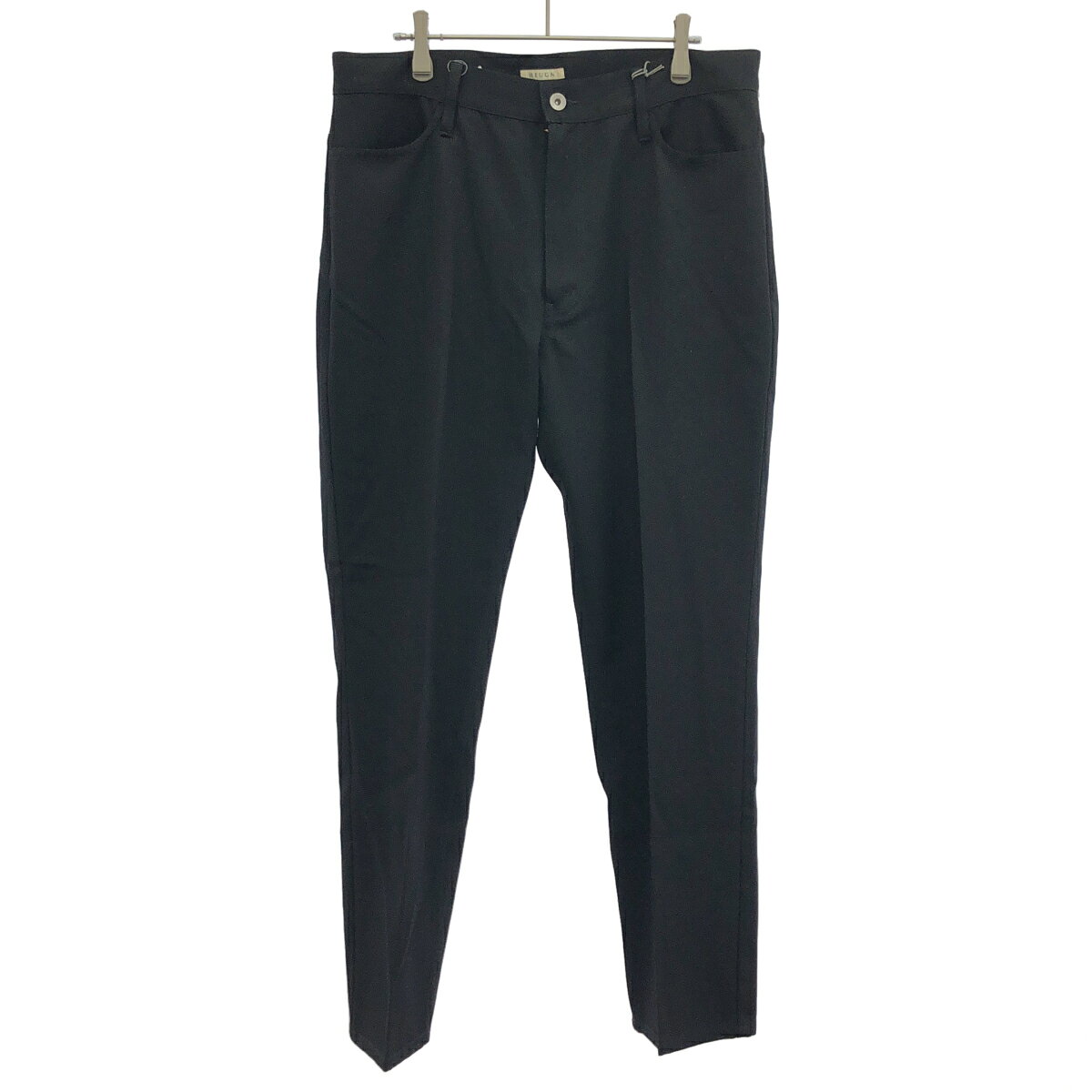 HEUGN ユーゲン ウールトラウザーパンツ TROUSER095SA ブラック 4 【中古】 ITF24AISFPWN