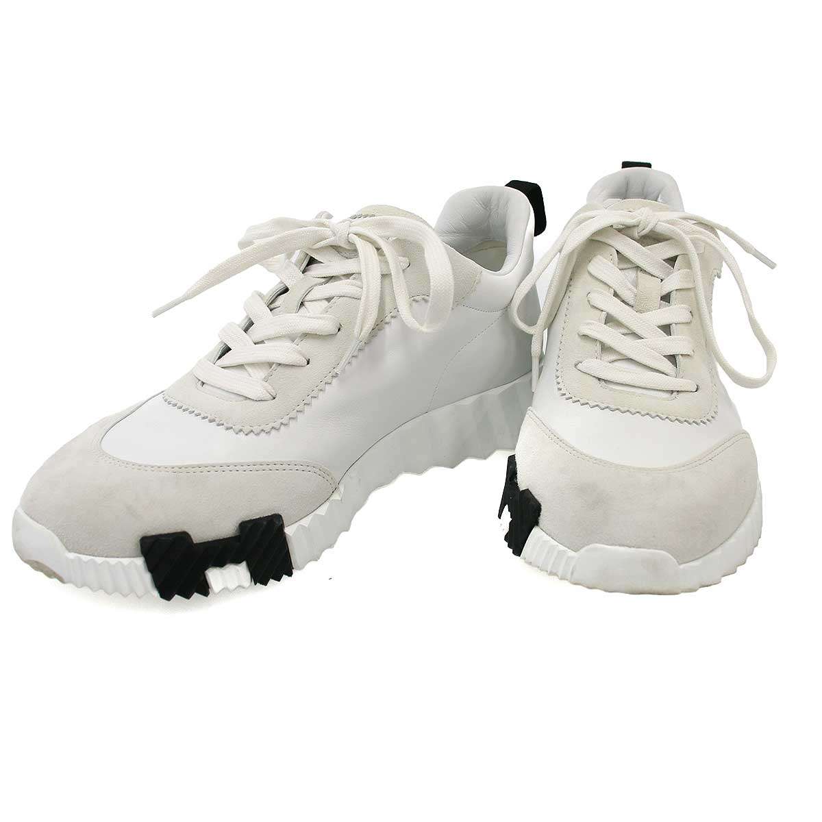 乐天商城 - HERMES エルメス Bouncing Sneaker バウンシング スニーカー ホワイト 39.5 【中古】 ITVZ7NUQK47Y