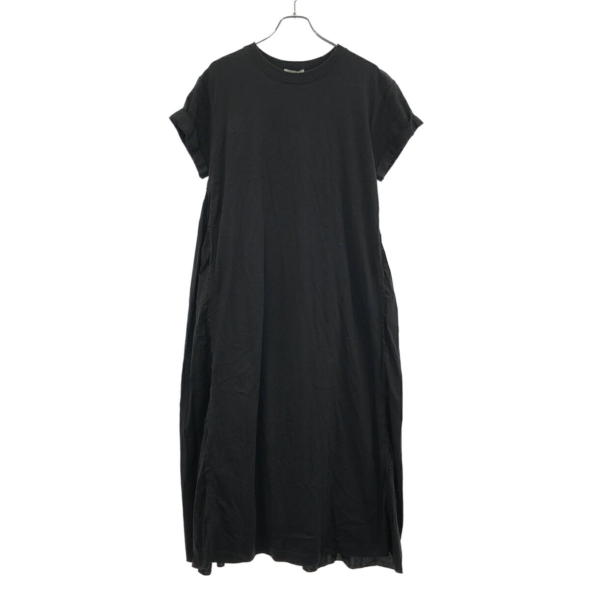 乐天商城 - CLANE クラネ BACK FRILL ONE PIECE バックフリルワンピース 11112-5022 ブラック F 【中古】 ITU012GYMXFA