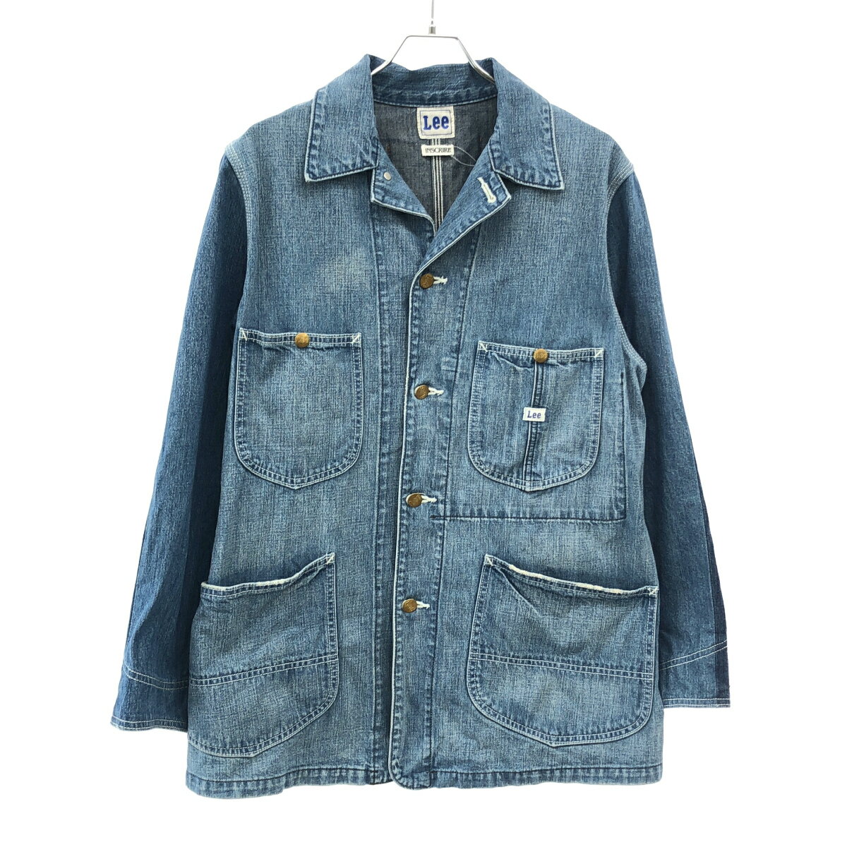 乐天商城 - INSCRIRE×Lee アンスクリア×リー 26SS JOURNAL STANDARD L'ESSAGE別注 LOCO JK DENIM デニムカバーオールジャケット LB9139 インディゴ M 【中古】 IT9BLYL6F5Q8