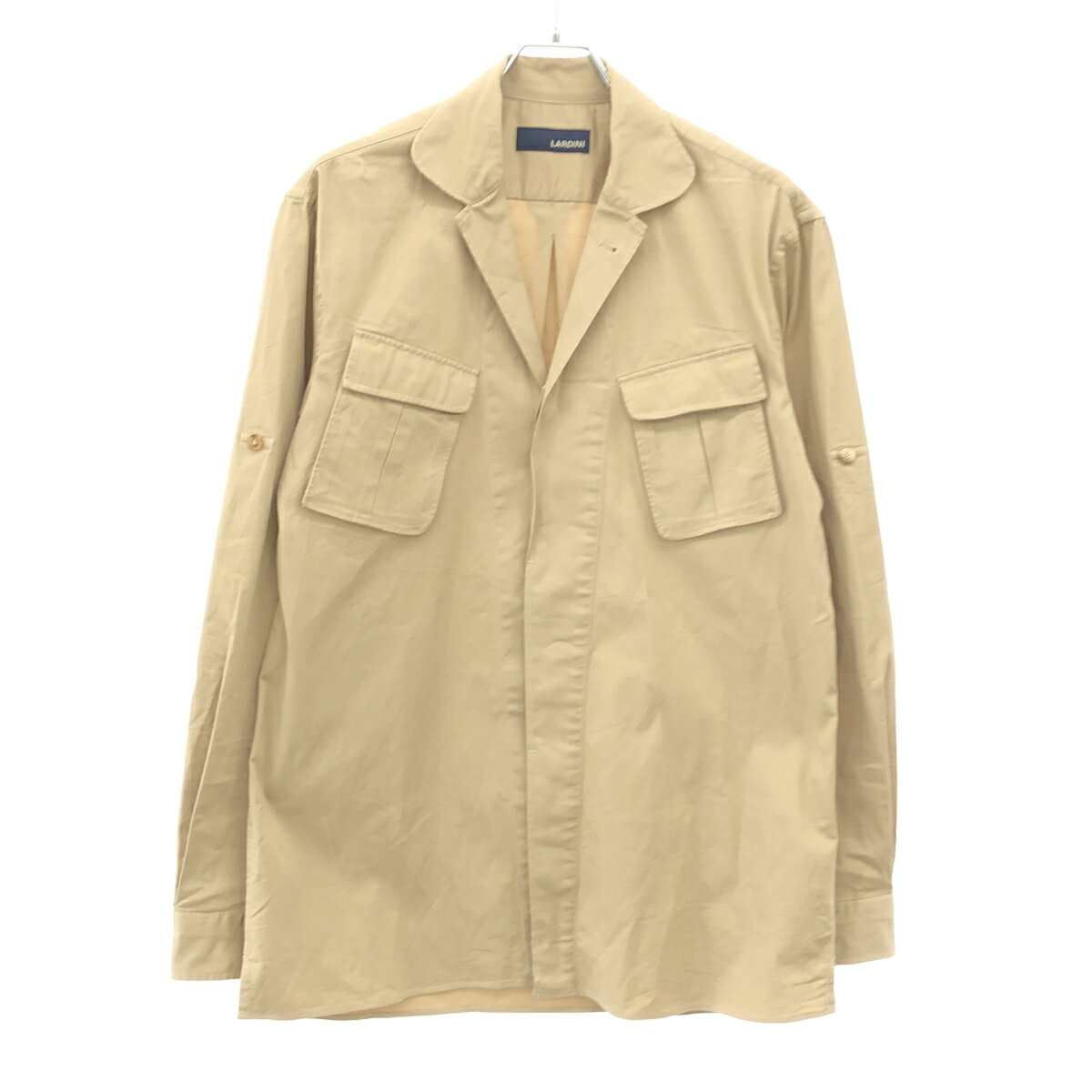 乐天商城 - LARDINI ラルディーニ JVNICO サファリシャツジャケット ベージュ M 【中古】 IT9H9JCOARI8
