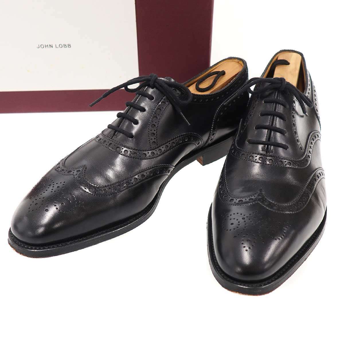 JOHN LOBB ジョン ロブ Stowey ストーウェイ ウィングチップレザーシューズ ブラック 8E  ITVGS19ZS89S