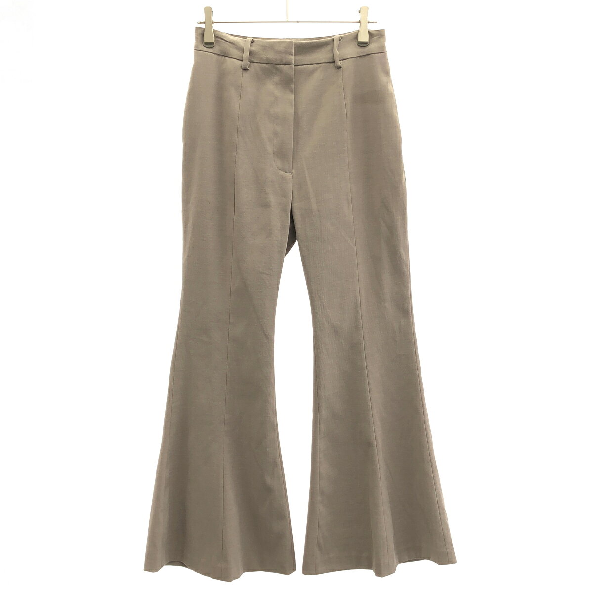 乐天商城 - CLANE クラネ ANKLE BELL BOTTOM PANTS アンクルベルボトムパンツ 12110-7012 グレージュ系 1 【中古】 ITLMF19VO7G8