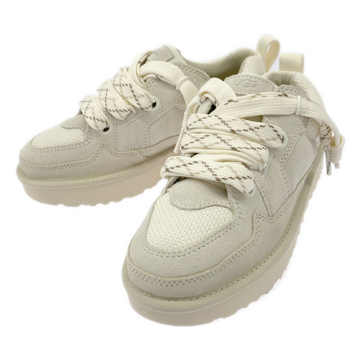 乐天商城 - UGG アグ W LO LOWMEL ローロメル スニーカー 1168890 グレー 24cm 【中古】 IT2FYC3SFU45