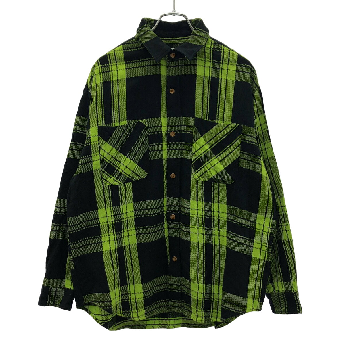 N.HOOLYWOOD カジュアルシャツ M 黒x黄緑(チェック) 【古着】【中古】 楽天市場】N．HOOLYWOOD（柄チェック）（メンズファッション）の通販