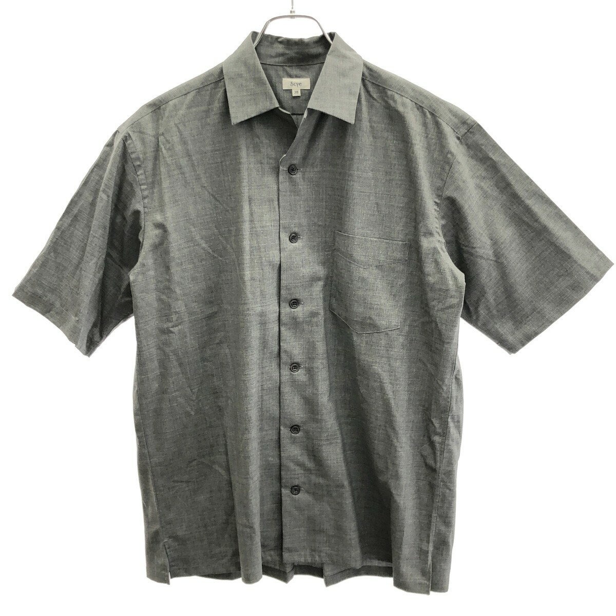 樂天商城 - SCYE サイ 18SS ウールトロピカル キャンプカラーシャツ 1118-31026 グレー 38 【中古】 ITPD5HZWO1SW