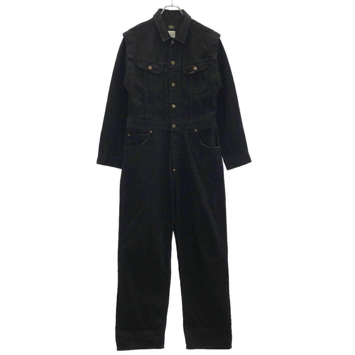 CITYSHOP×Lee シティーショップ リー オーバーサイズジャンプスーツ LB9319 ブラック М 【中古】 ITGIHRFXZAL0