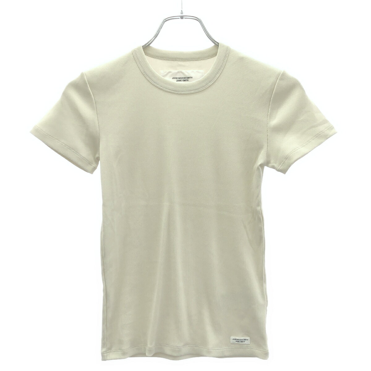 JOHN MASON SMITH ジョン メイソン スミス 26SS COTTON RAYON RIB COMPACT T-SHIRTS Tシャツ 26SCT-471L グレー 36  ITC9VVSCM6SR