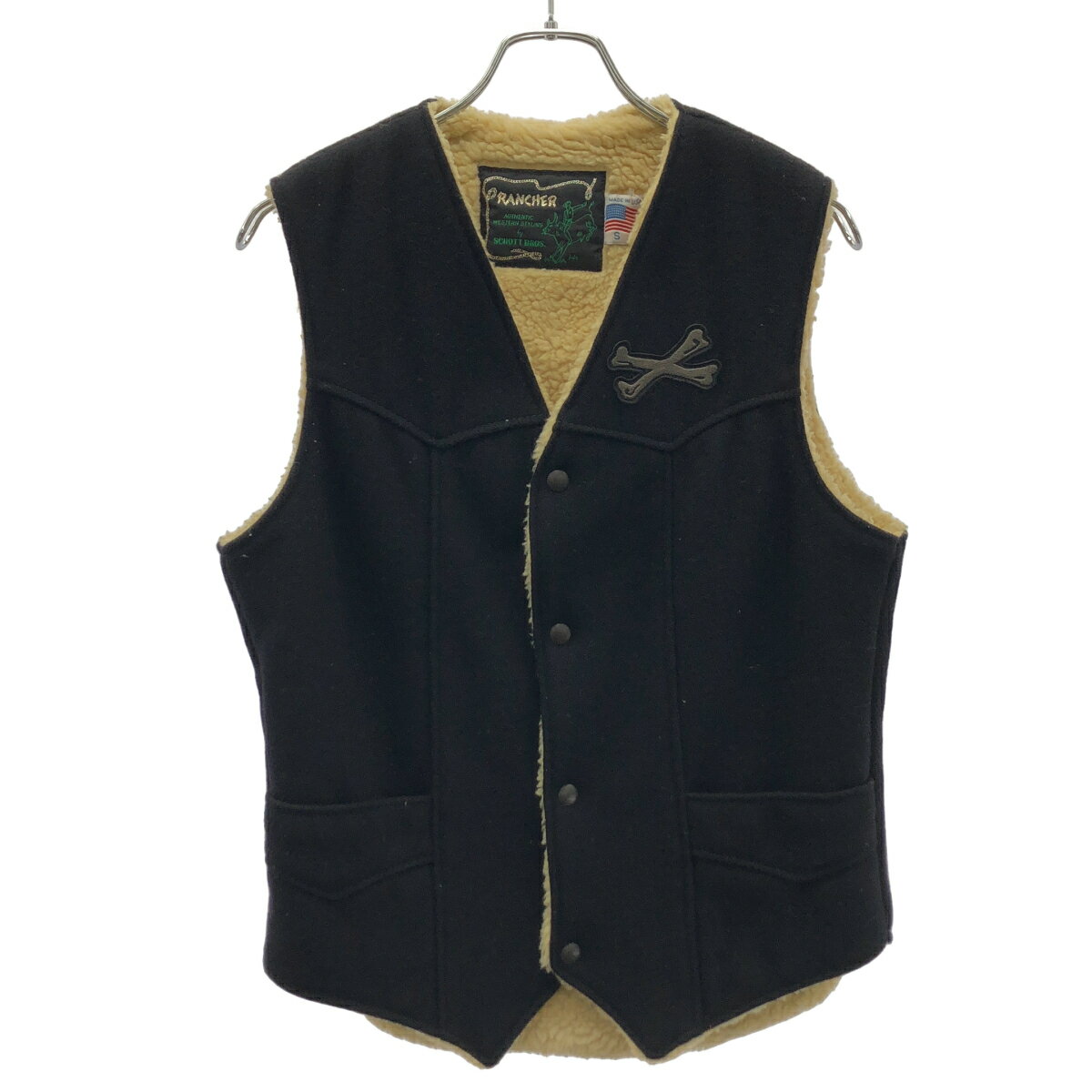 Schott レザー　ベスト　S スウェード 楽天市場】schott ショット（ベスト・ジレ｜トップス）：メンズ