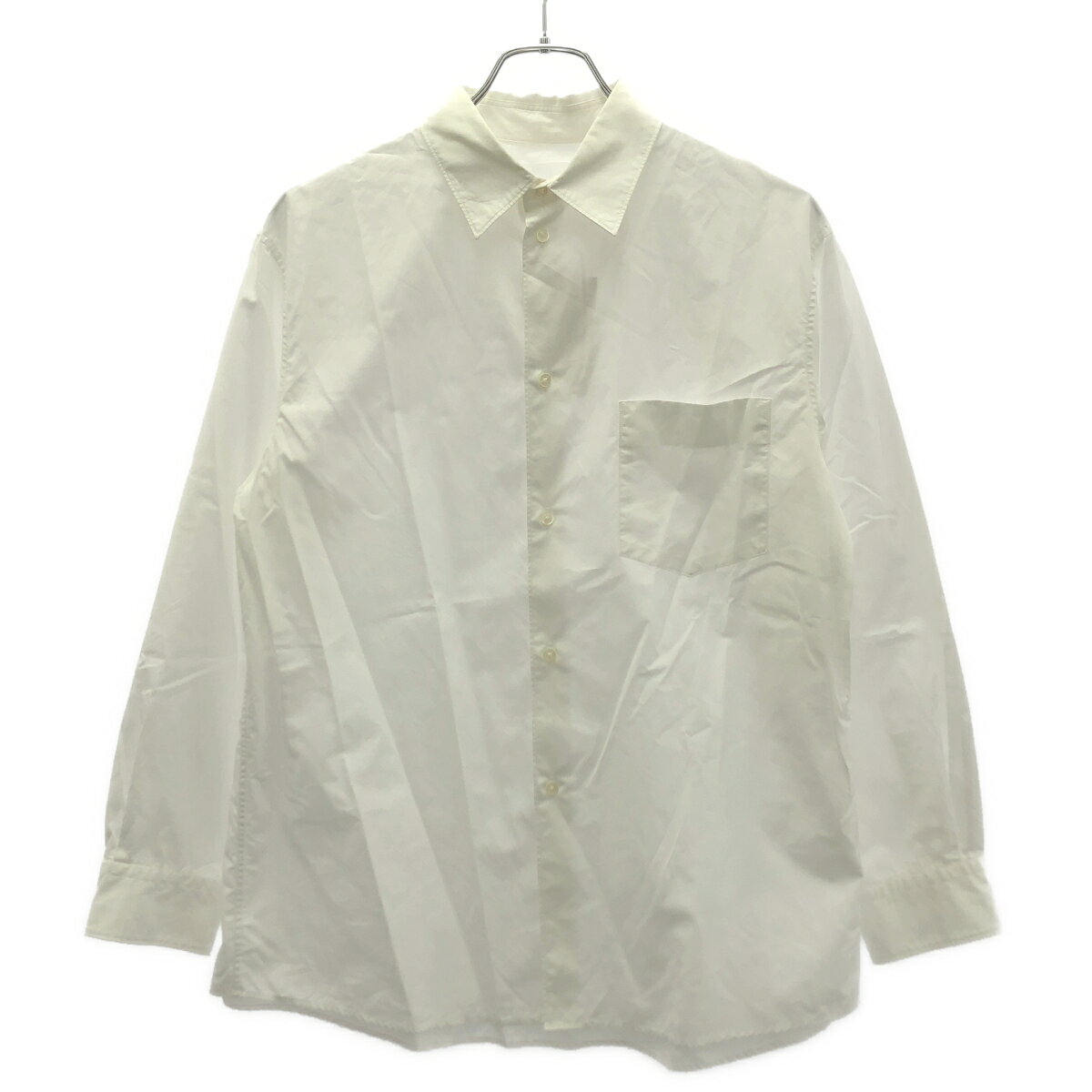 Graphpaper グラフペーパー 21AW Broad L/S Regular Collar Shirt レギュラーカラーシャツ GL213-50244B ホワイト 00  IT2HLUAWOJES