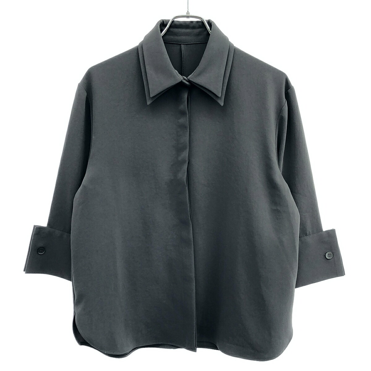 RIM.ARK 25SS Mannish v-neck tops ブラウス 美品 RIM.ARK リムアーク 