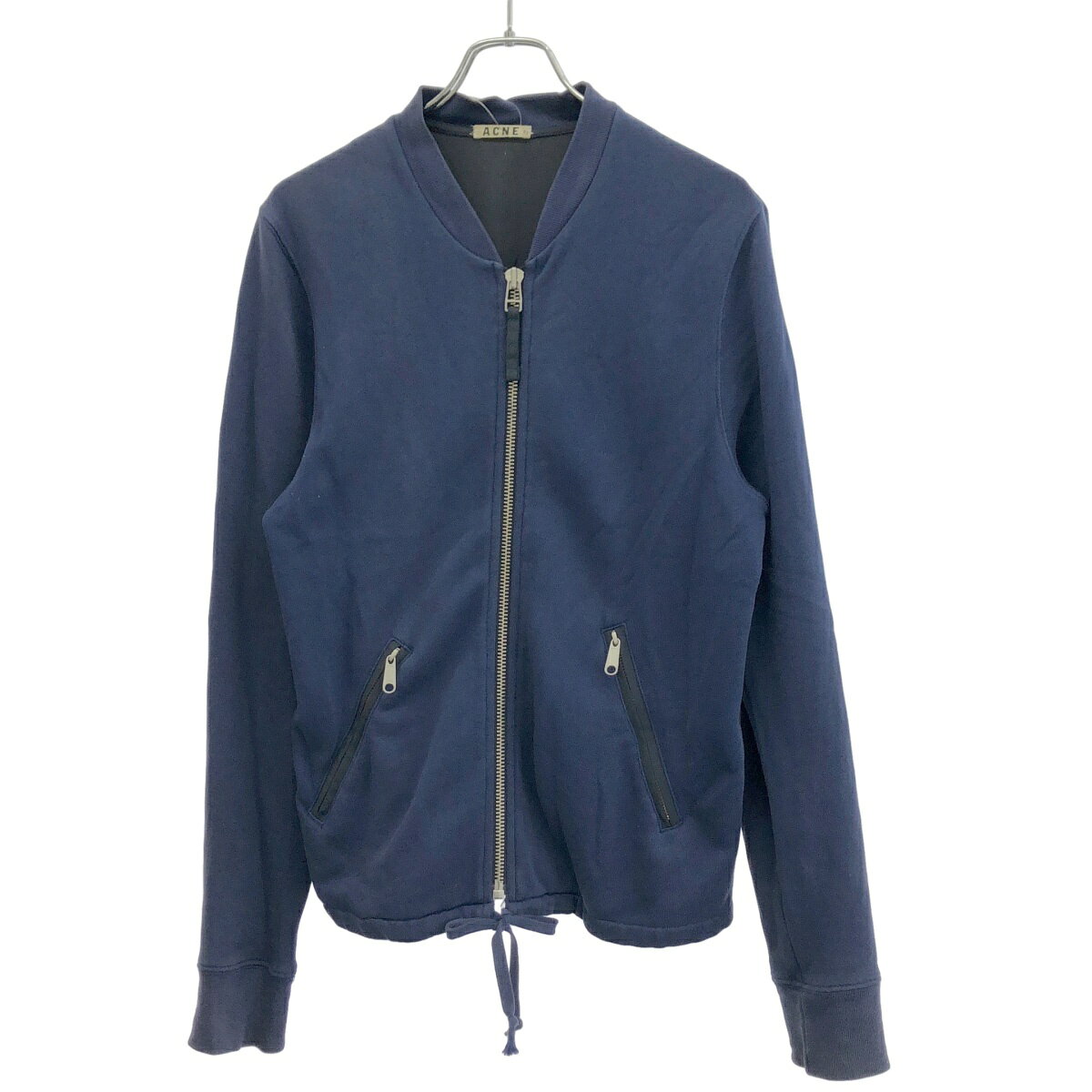 Acne アクネ 13SS DENZEL ジップアップスウェットジャケット ブルー XS  ITPG9W30BWX3
