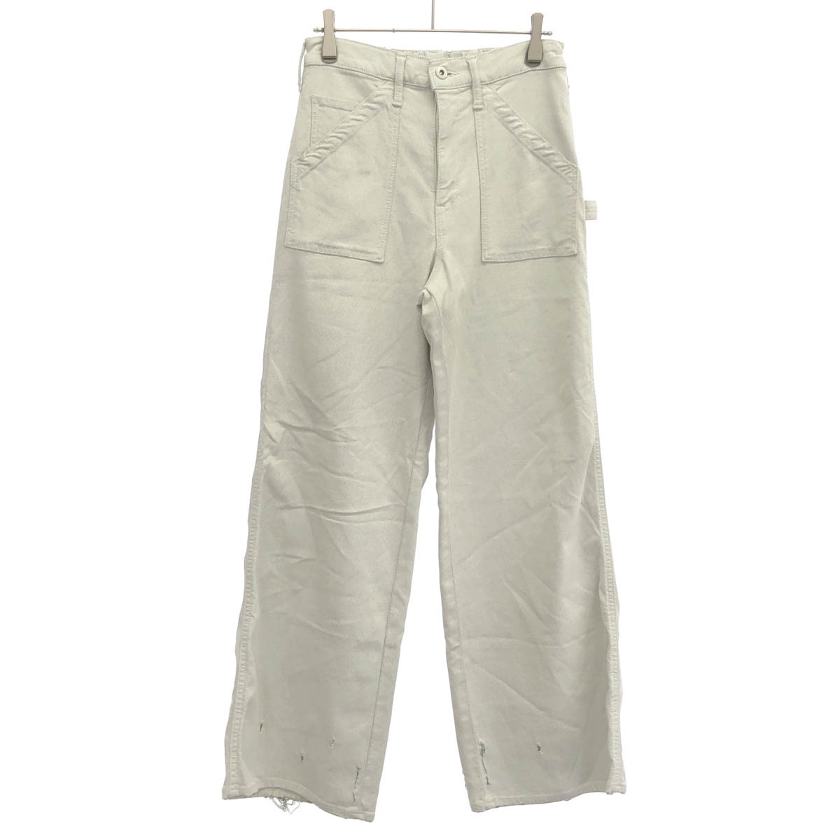 GOOD GRIEF! グッド グリーフ! DAMAGED PAINTER PANTS ダメージペインターパンツ MXGG15L ホワイト XS  ITRUQAF8F2DK