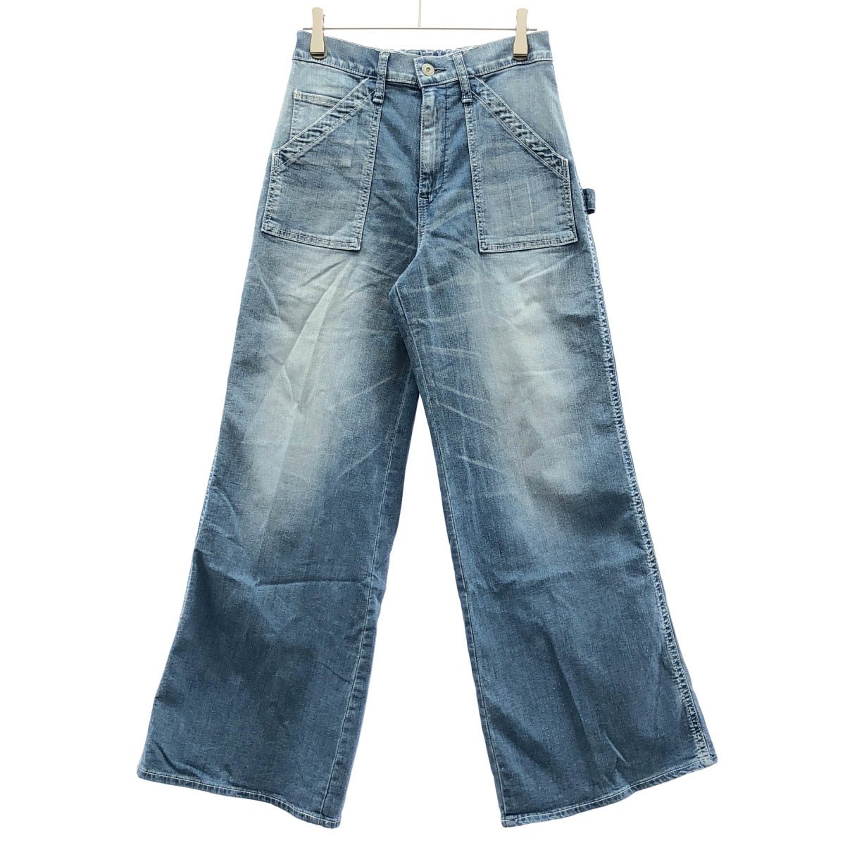 GOOD GRIEF! グッド グリーフ! Painter Pants デニムペインターフレアパンツ MXGG02L インディゴ XS  IT2GO7WGLWQG