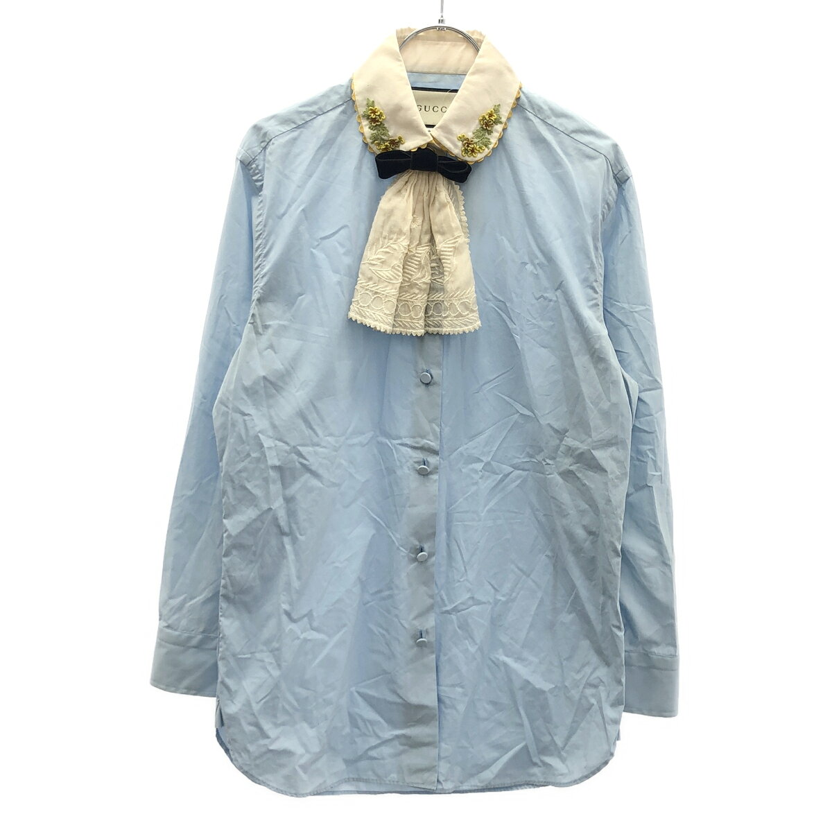 楽天市場】グッチ GUCCI（カラーブルー）（シャツ・ブラウス｜トップス
