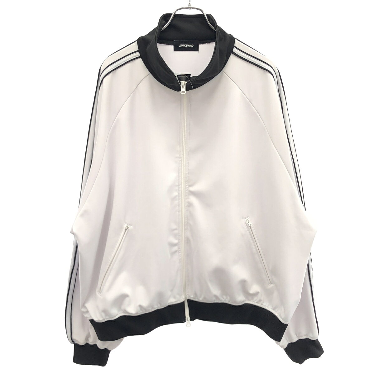 OPENING ACT オープニングアクト ハイネックビッグトラックジャケット opa230740 ホワイト M 【中古】 ITZHLCLOBU2S