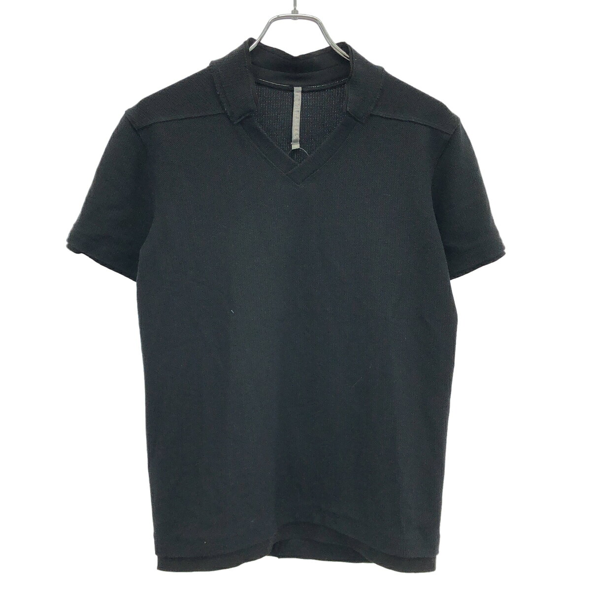 FranCisT_MOR.K.S フランシストモークス NOTCH’D MOCK V-NECK POLO モックVネックポロシャツ MC3148 ブラック 2 【中古】 ITFQRLXKHXN8