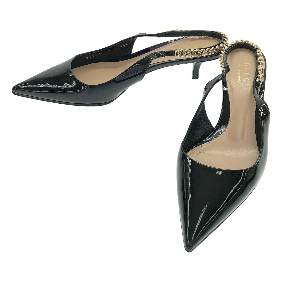 【レア❤︎美品】GUCCI グッチ　シェリーライン　ソフトパテント　パンプス　黒 楽天市場】パンプス（ブランドグッチ）（レディース靴｜靴）の通販