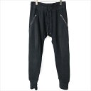 Acne Studios アクネストゥディオズ 13SS裾リブスウェットイージーパンツ ブラック S【中古】