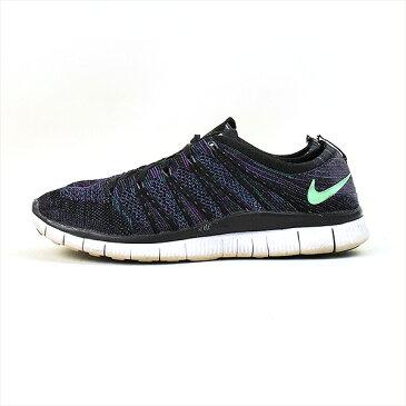 NIKE ナイキ FREE FLYKNIT NSW 599459-003 スニーカー ブラック 27.5cm【中古】