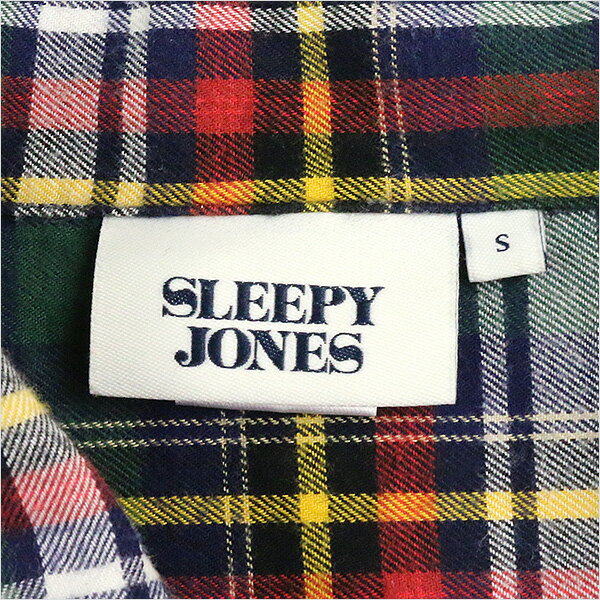 【中古】SLEEPY JONES スリーピージョーンズ チェックパジャマシャツ メンズ ミックス S