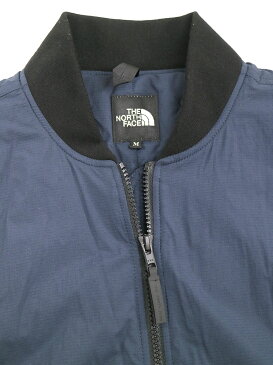 【中古】THE NORTH FACE ザ ノースフェイス NY81862 Transit Bomber Jacket 中綿入りMA-1ブルゾン ネイビー M メンズ