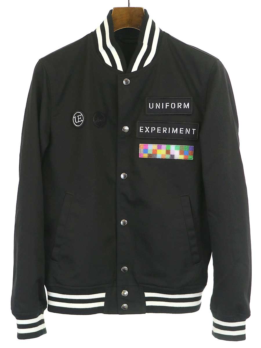 uniform experiment スタジャン ブラック サイズ3(MOLESKIN uniform experiment スタジャン ブラック サイズ3(MOLESKIN